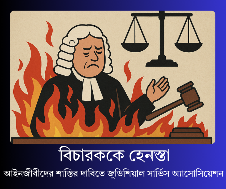 বিচারককে হেনস্তা